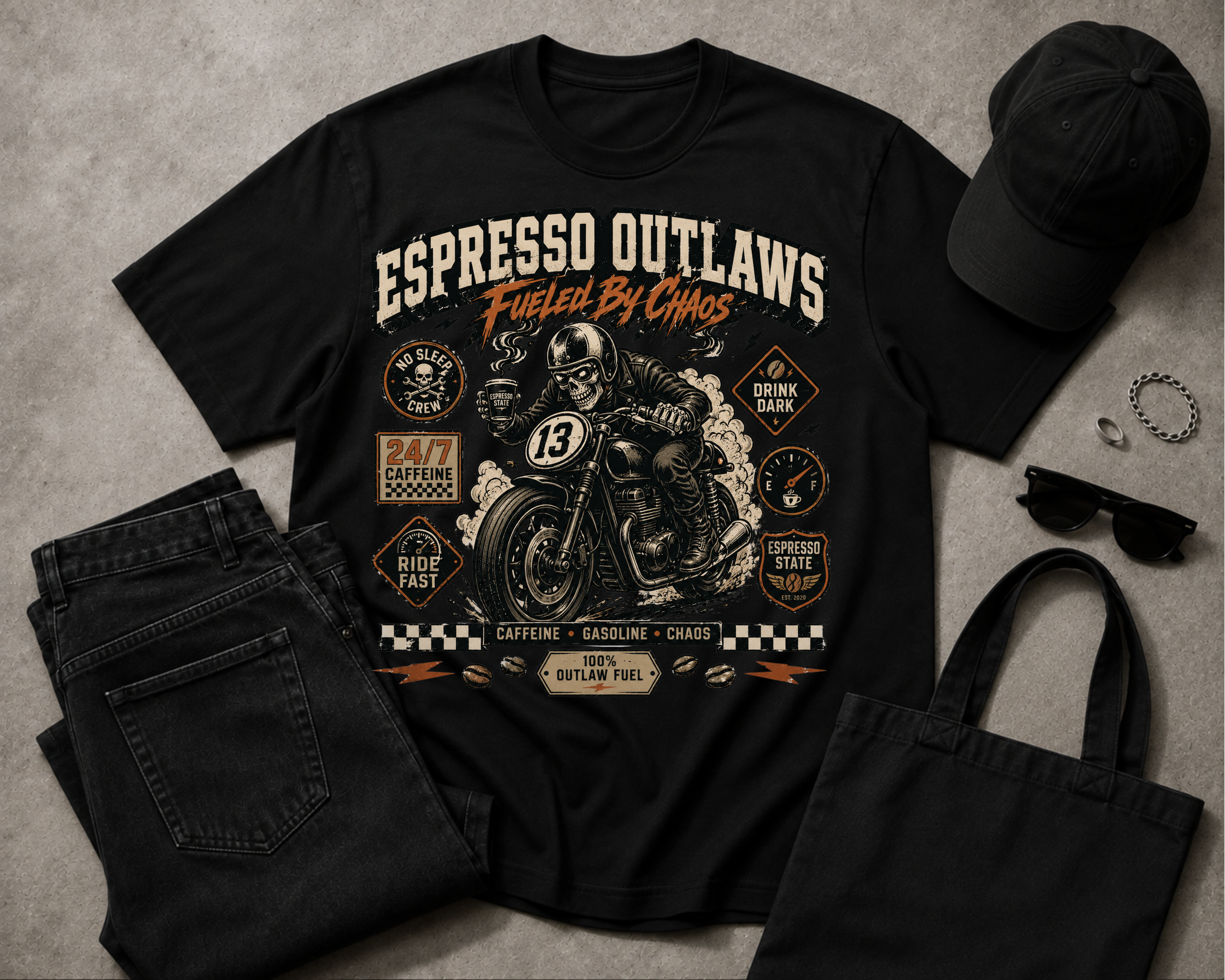 Espresso Outlaws T-Shirt