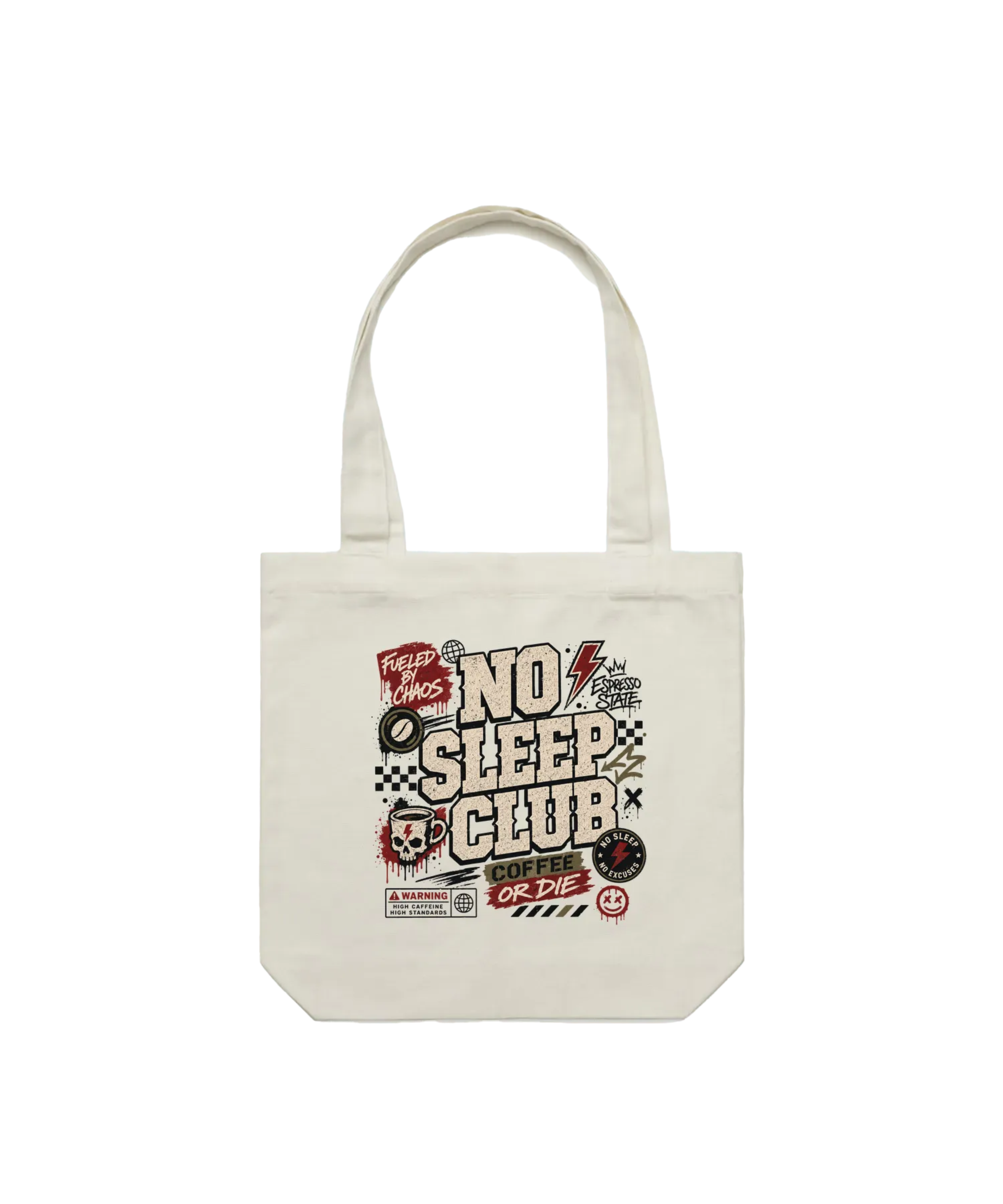 No Sleep Club Tote