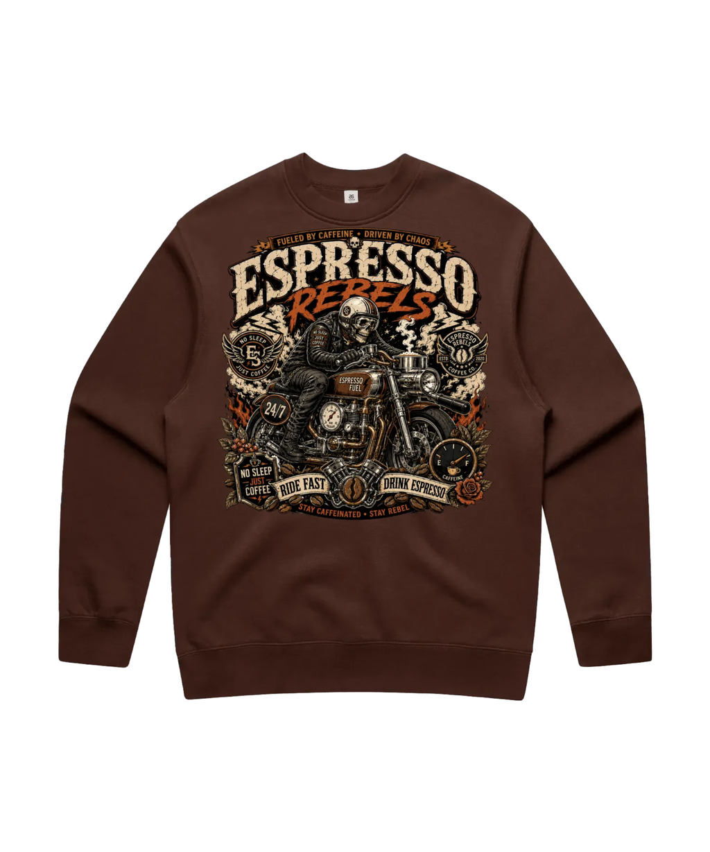 Espresso Rebels Crewneck
