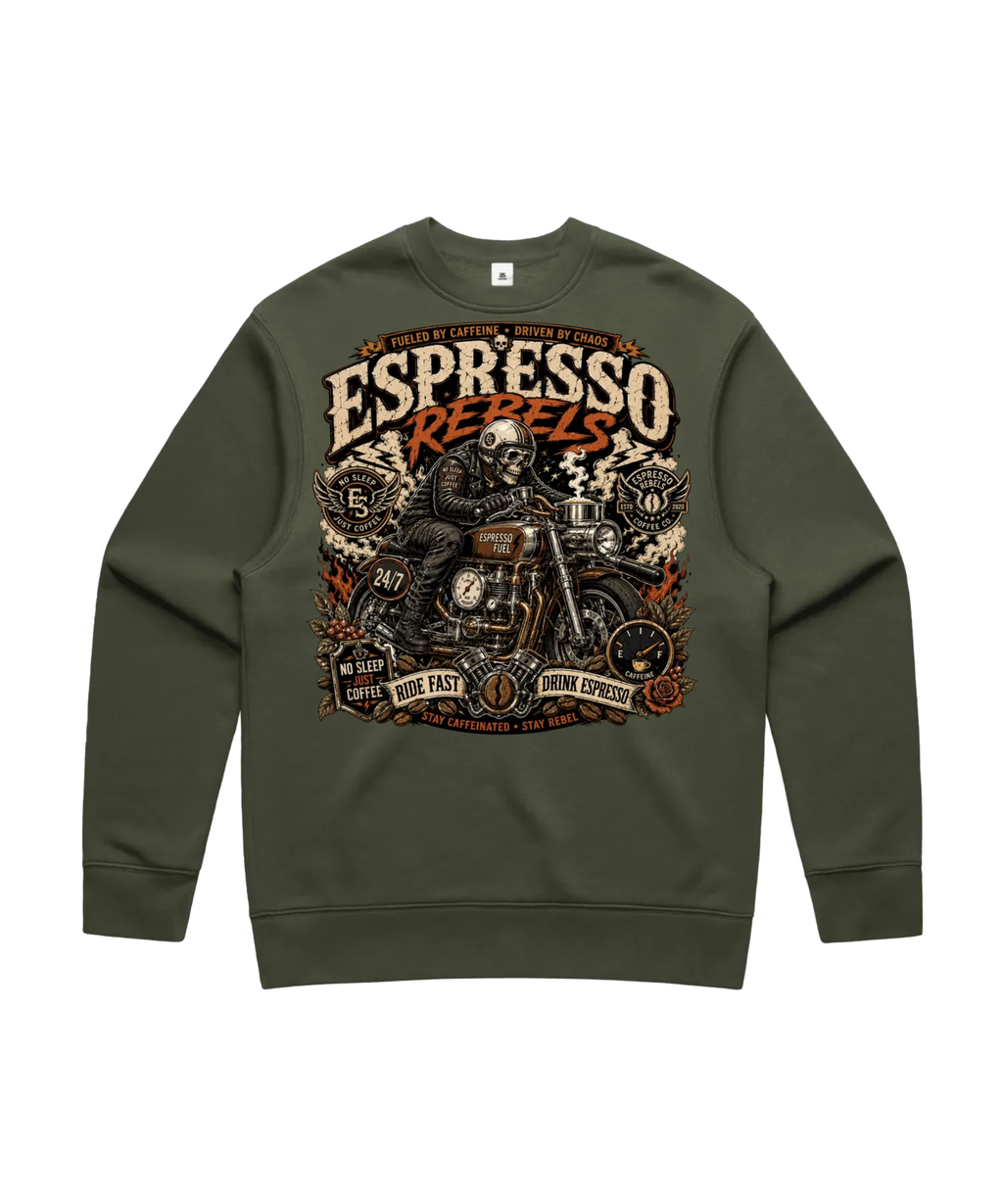 Espresso Rebels Crewneck
