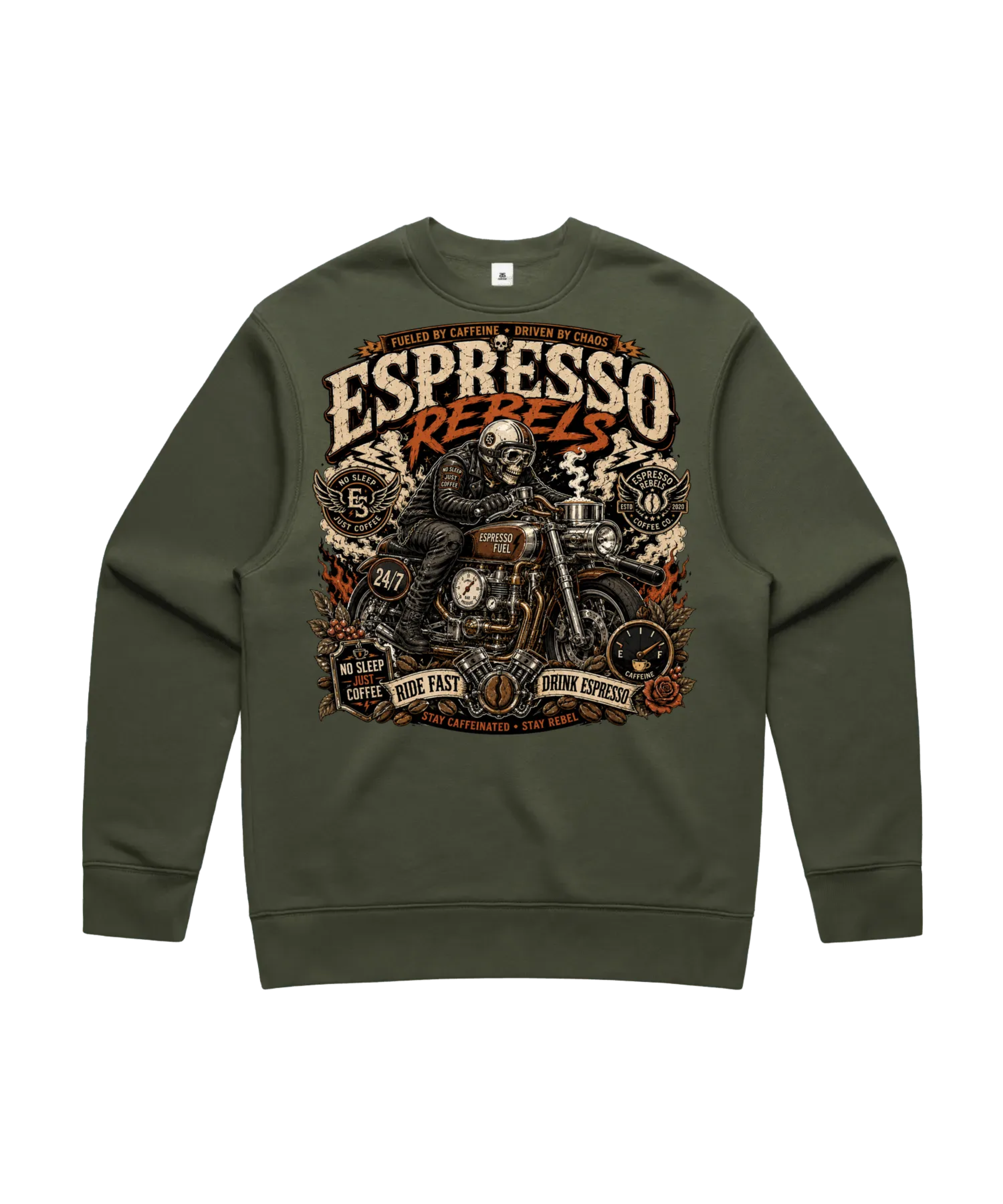 Espresso Rebels Crewneck
