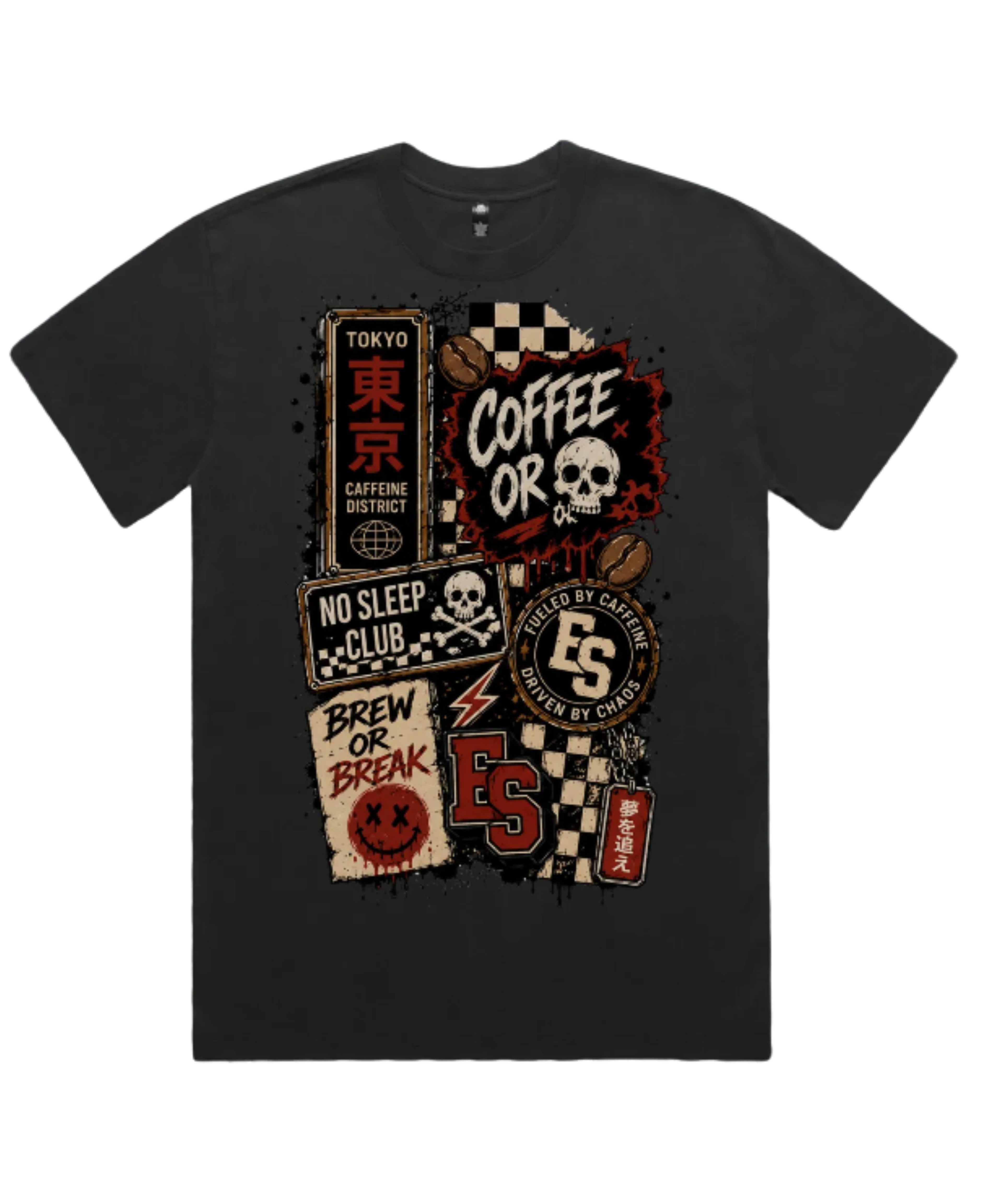 Tokyo Caffeine District T-Shirt