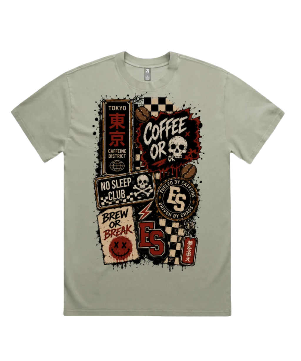Tokyo Caffeine District T-Shirt
