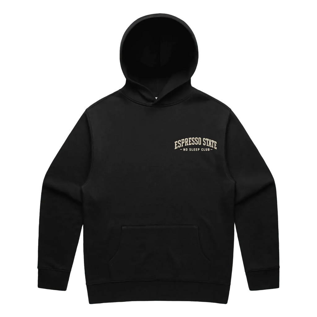 Black front flat lay