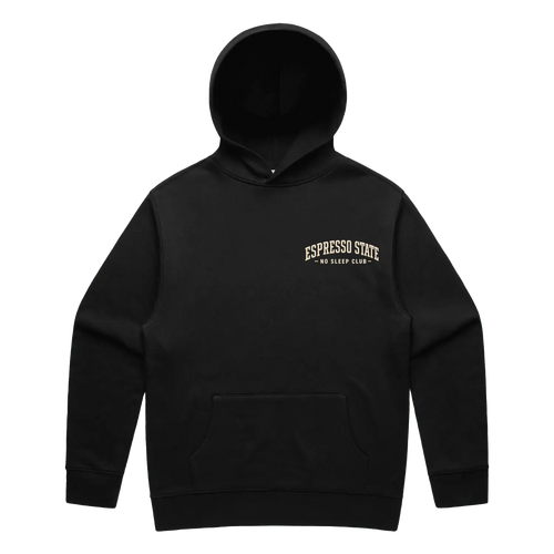 Black front flat lay