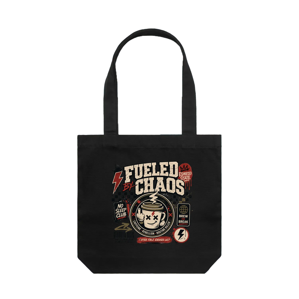 Fueled by Chaos Tote Bag