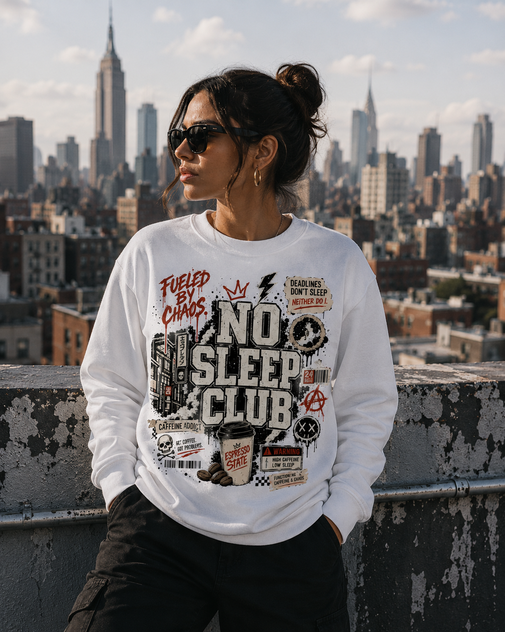 No Sleep Club Crewneck