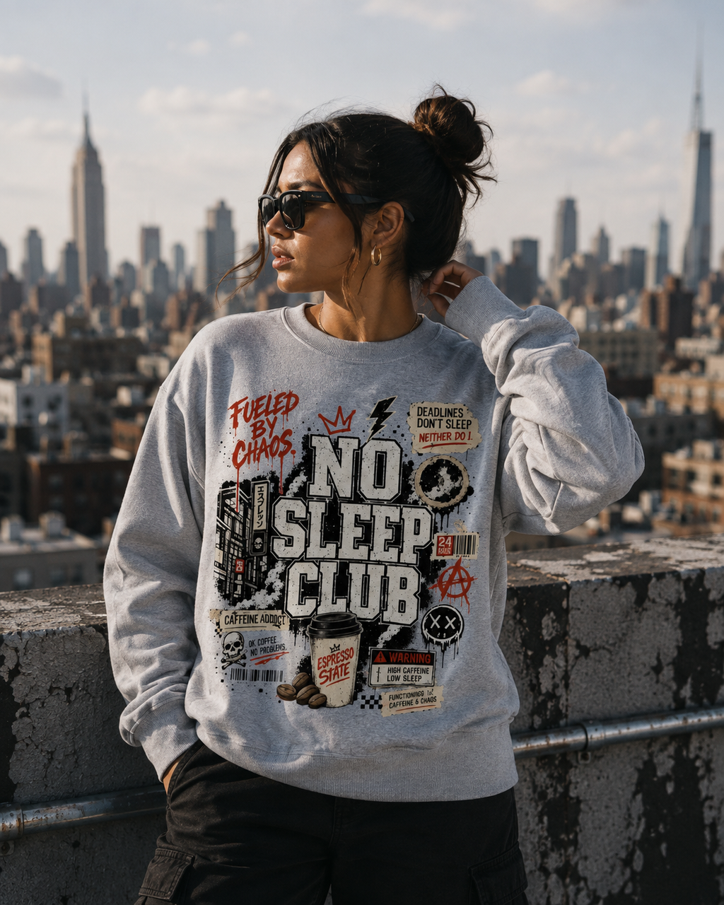 No Sleep Club Crewneck