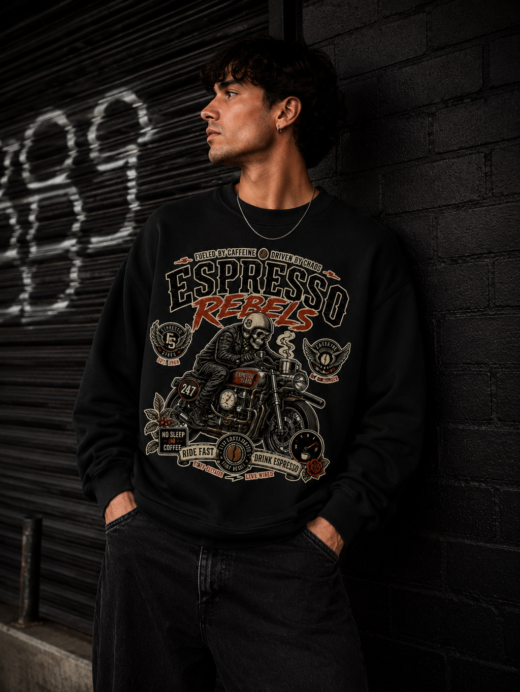 Espresso Rebels Crewneck