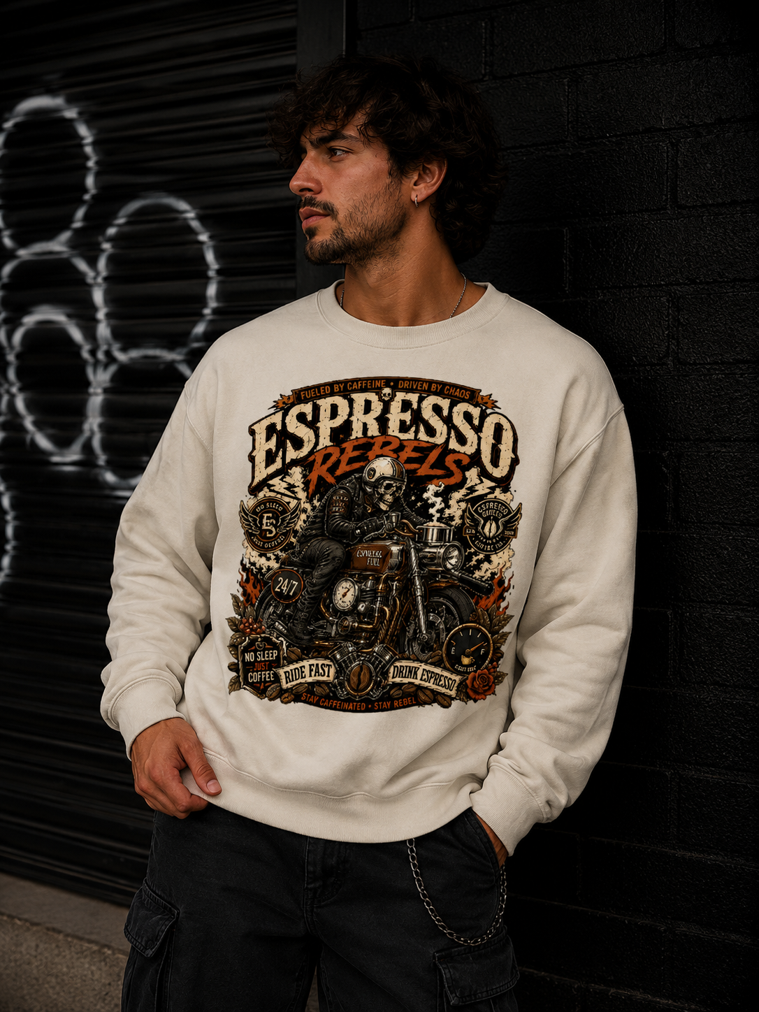 Espresso Rebels Crewneck