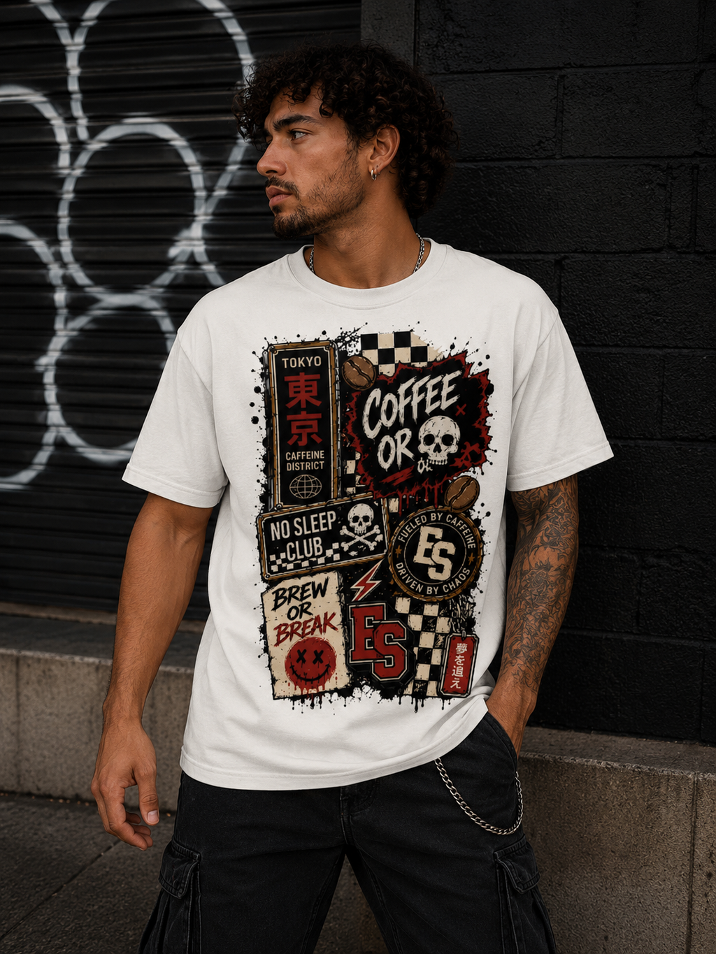 Tokyo Caffeine District T-Shirt