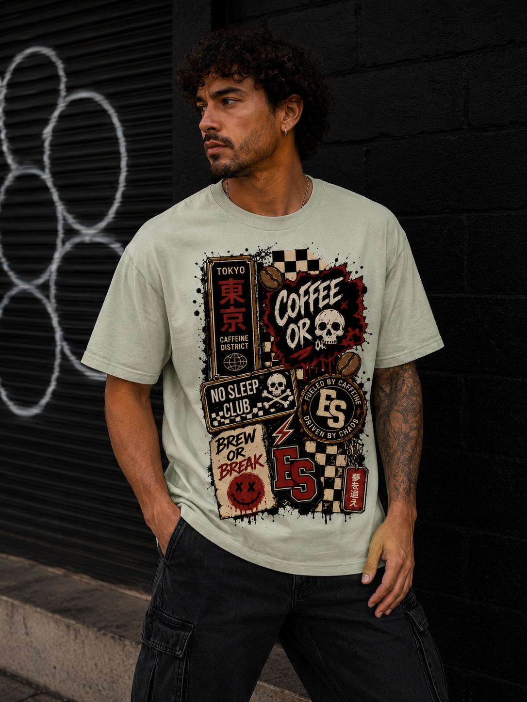 Tokyo Caffeine District T-Shirt