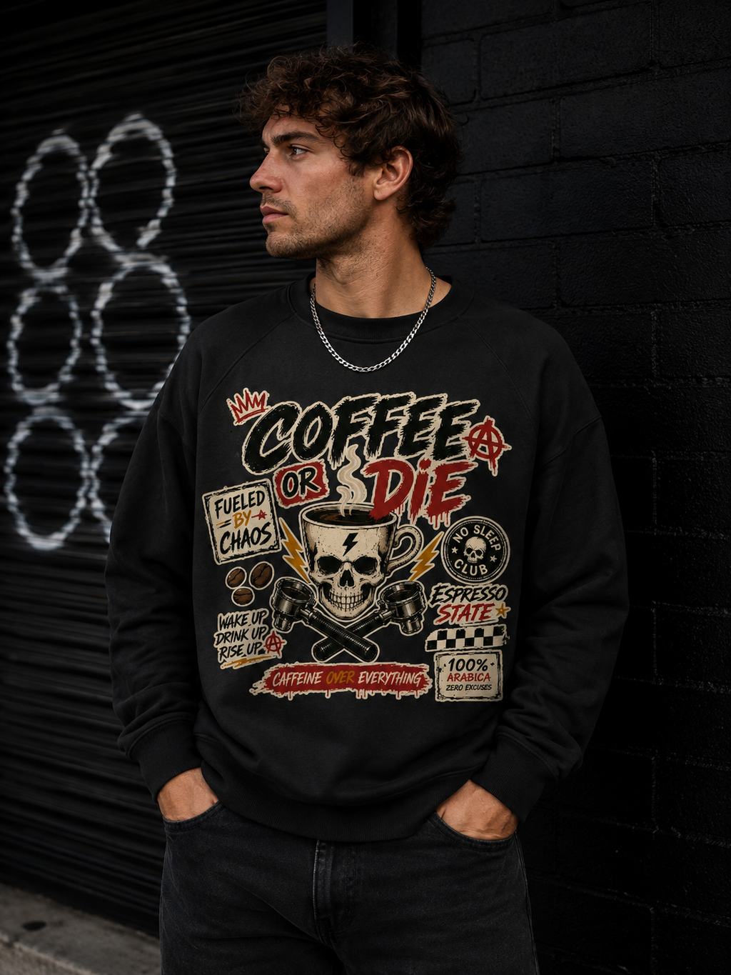 Coffee Or Die Crewneck