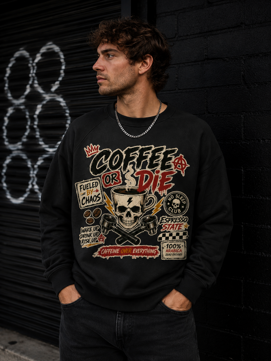 Coffee Or Die Crewneck