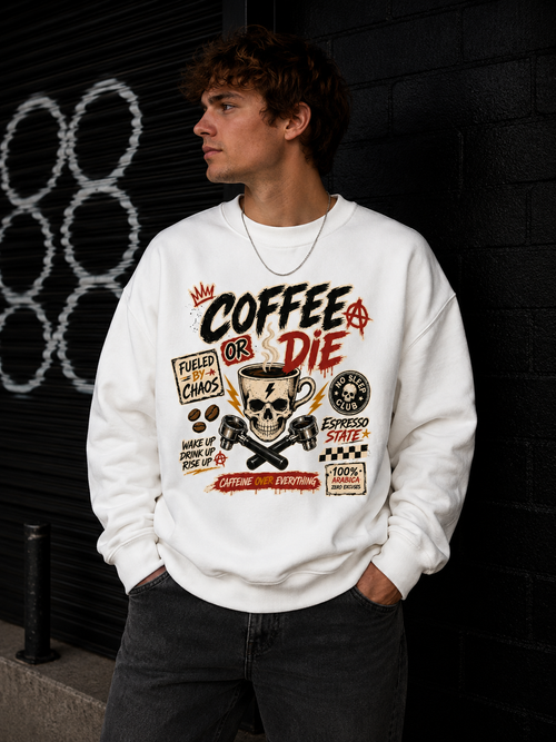 Coffee Or Die Crewneck