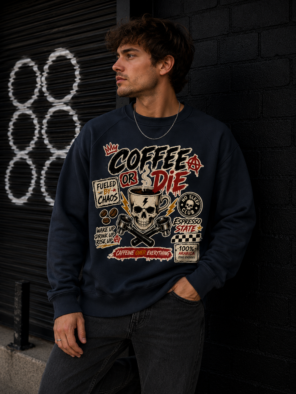 Coffee Or Die Crewneck