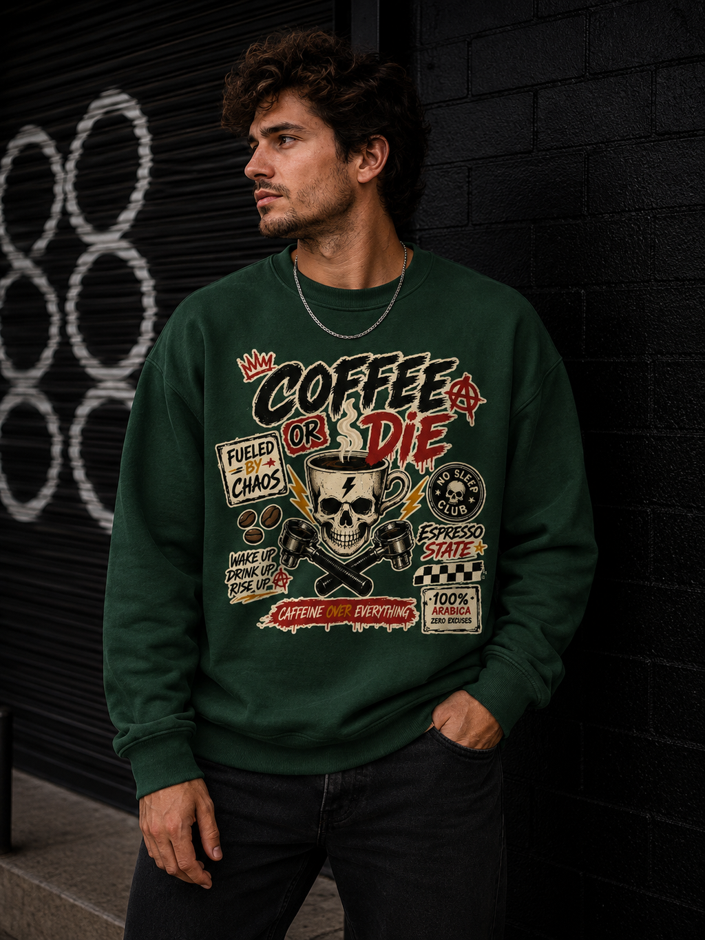 Coffee Or Die Crewneck