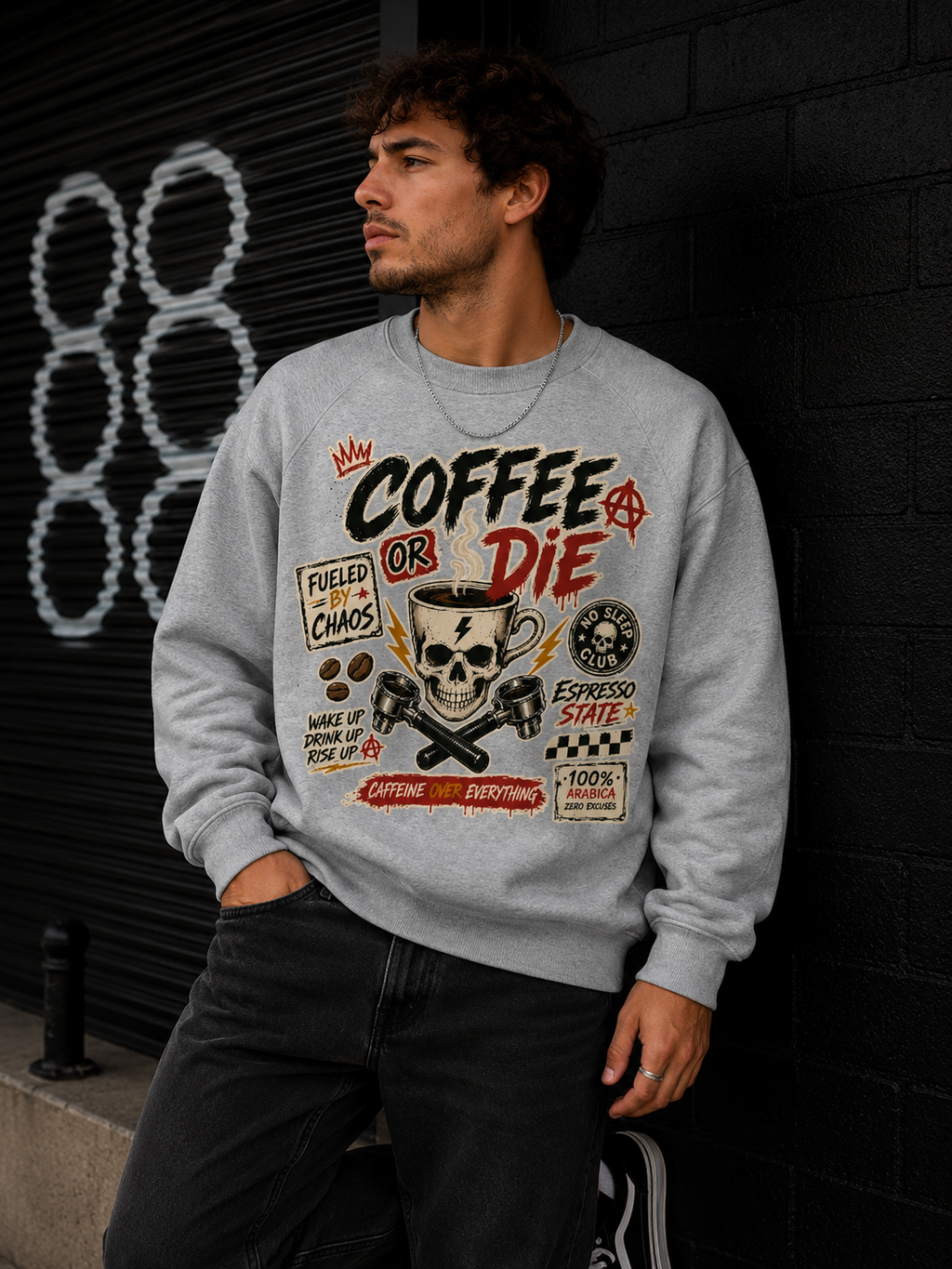 Coffee Or Die Crewneck