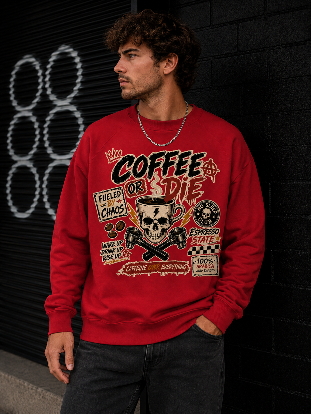 Coffee Or Die Crewneck
