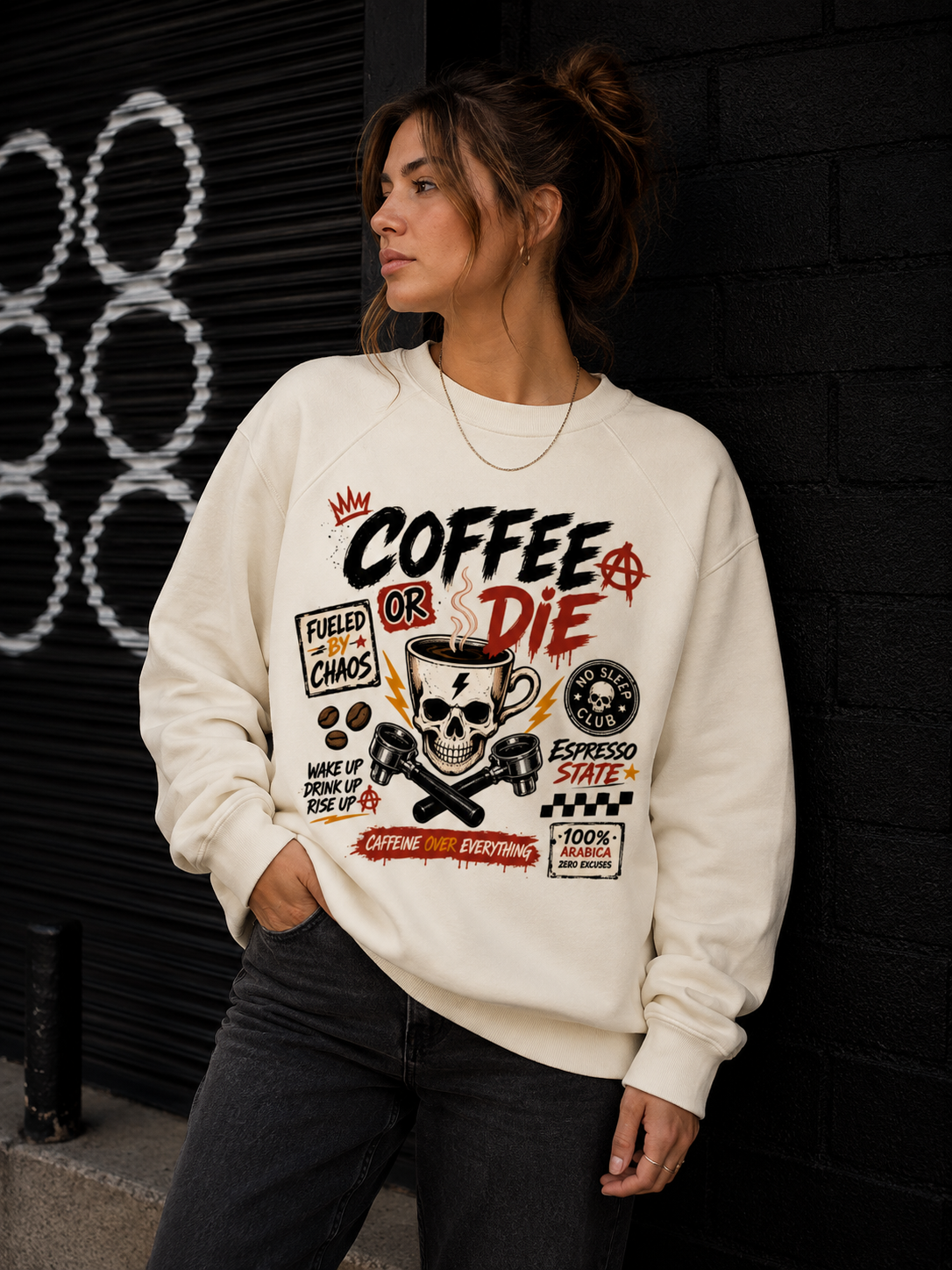 Coffee Or Die Crewneck