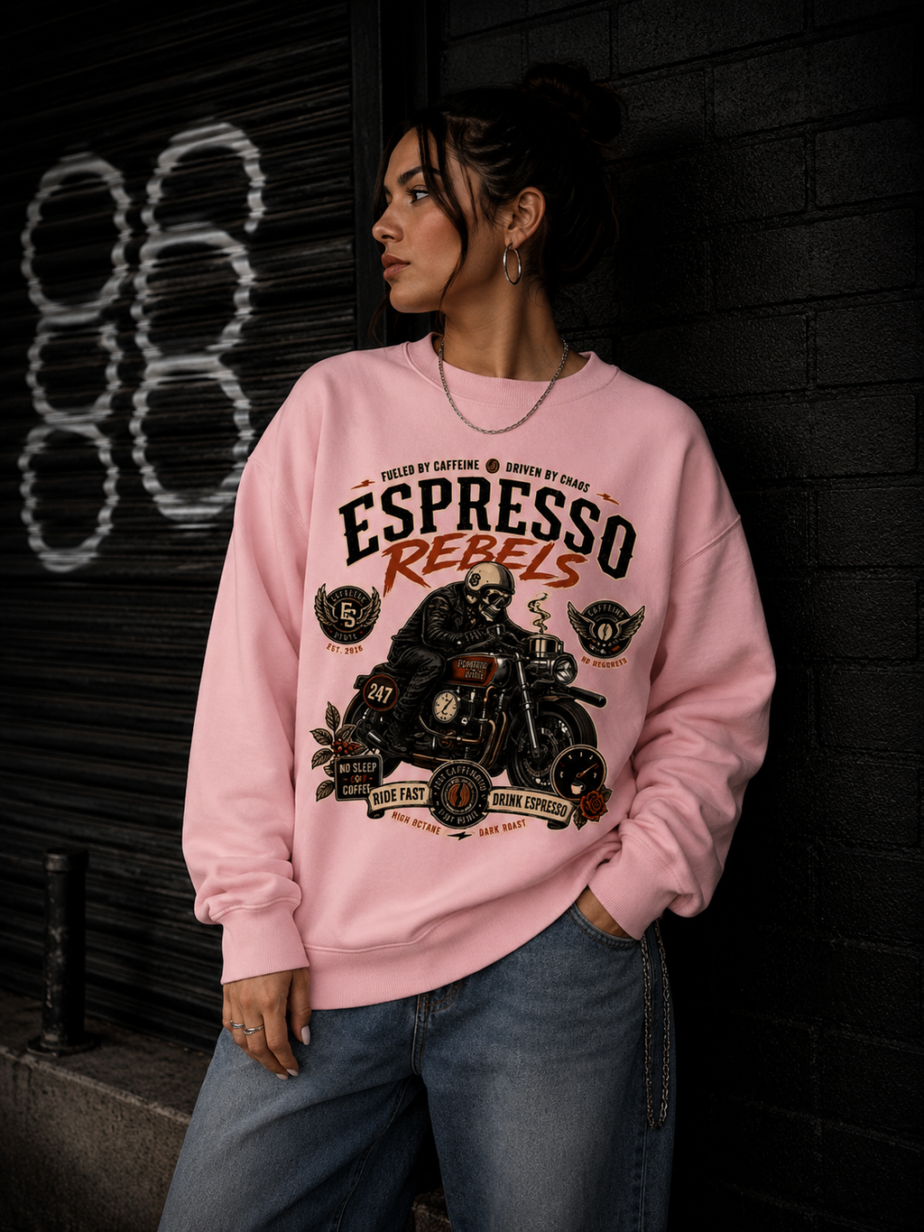 Espresso Rebels Crewneck