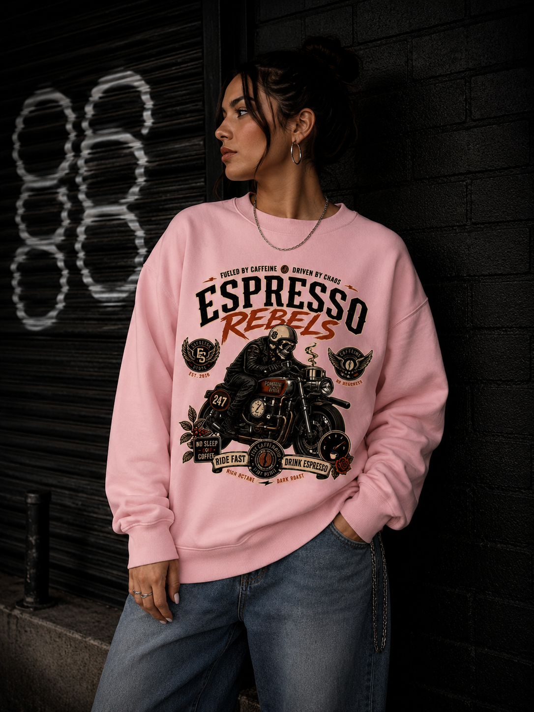 Espresso Rebels Crewneck
