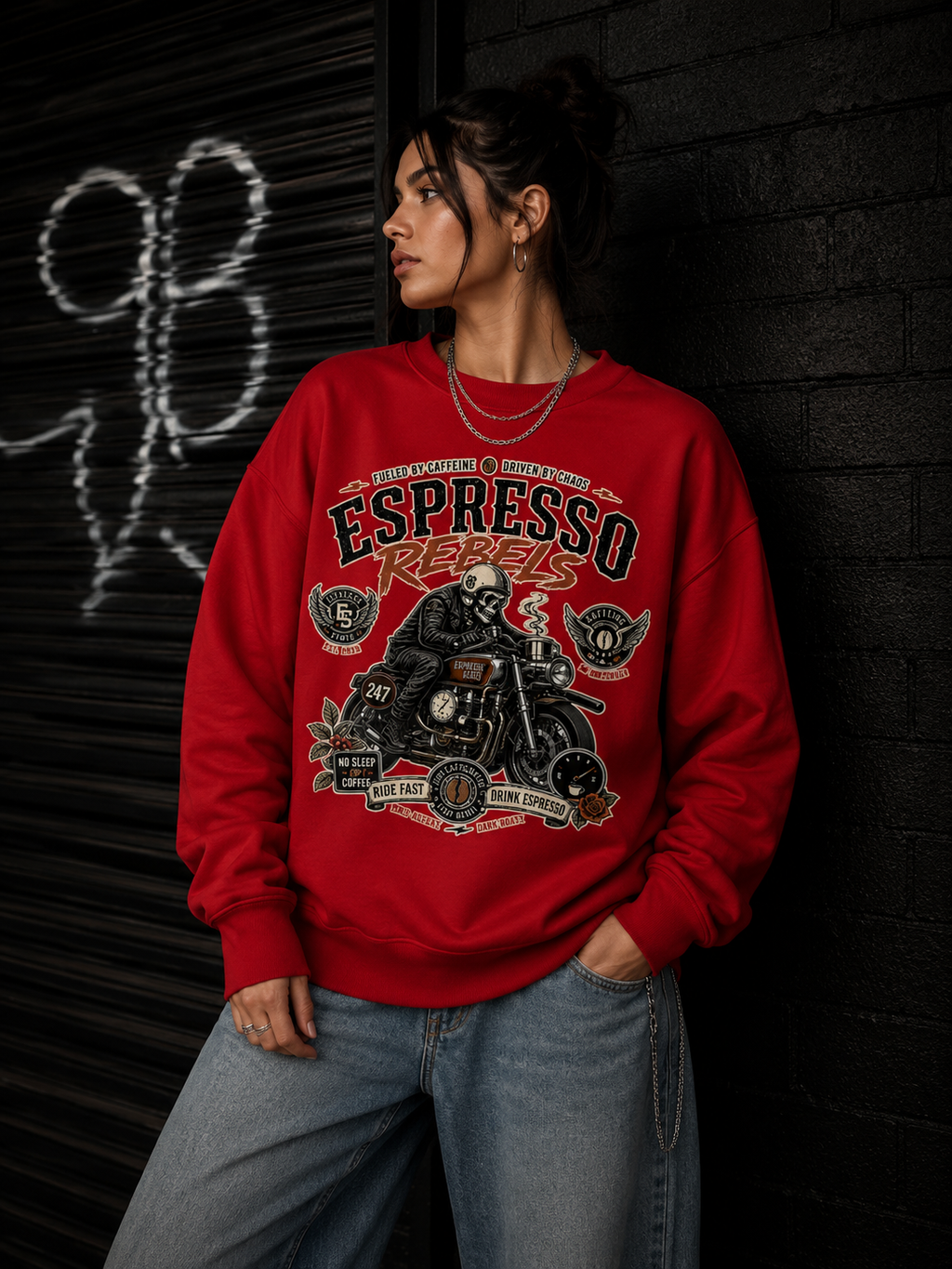 Espresso Rebels Crewneck