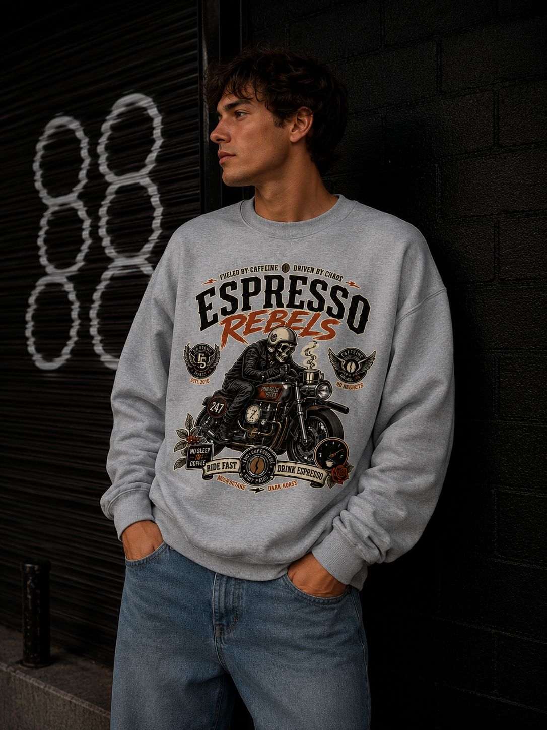 Espresso Rebels Crewneck