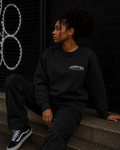 No Sleep Club Embroidered Crewneck