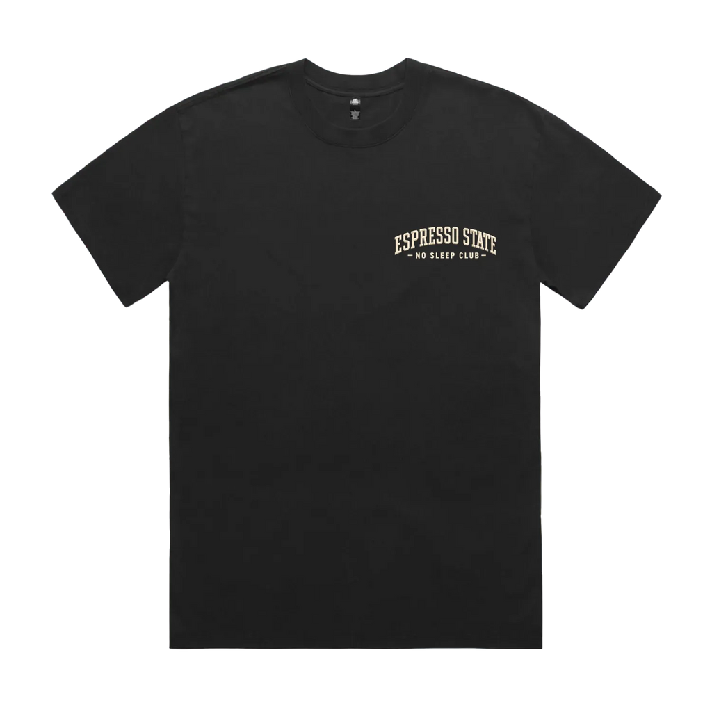 Faded Black front flat lay