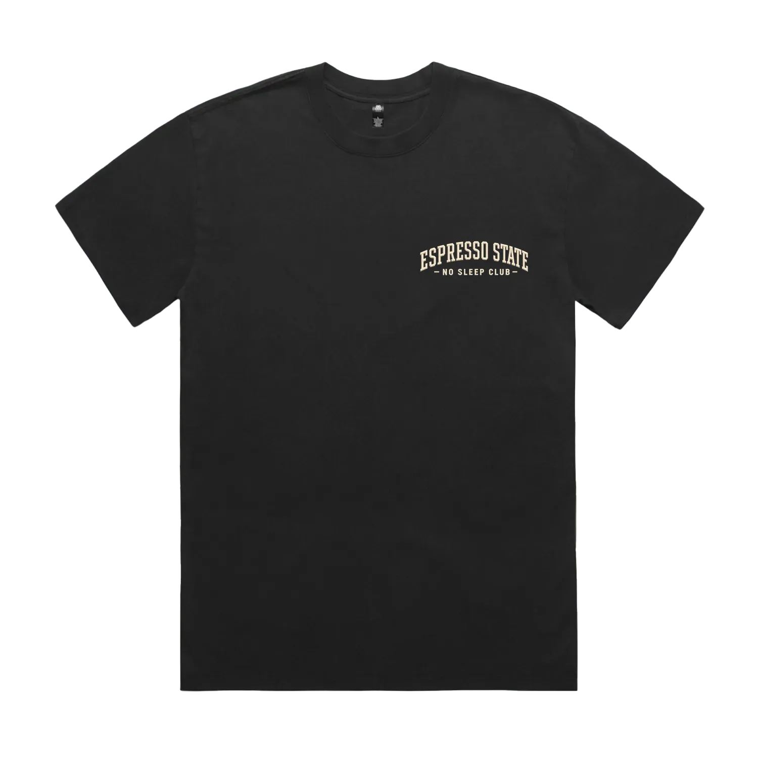 Faded Black front flat lay
