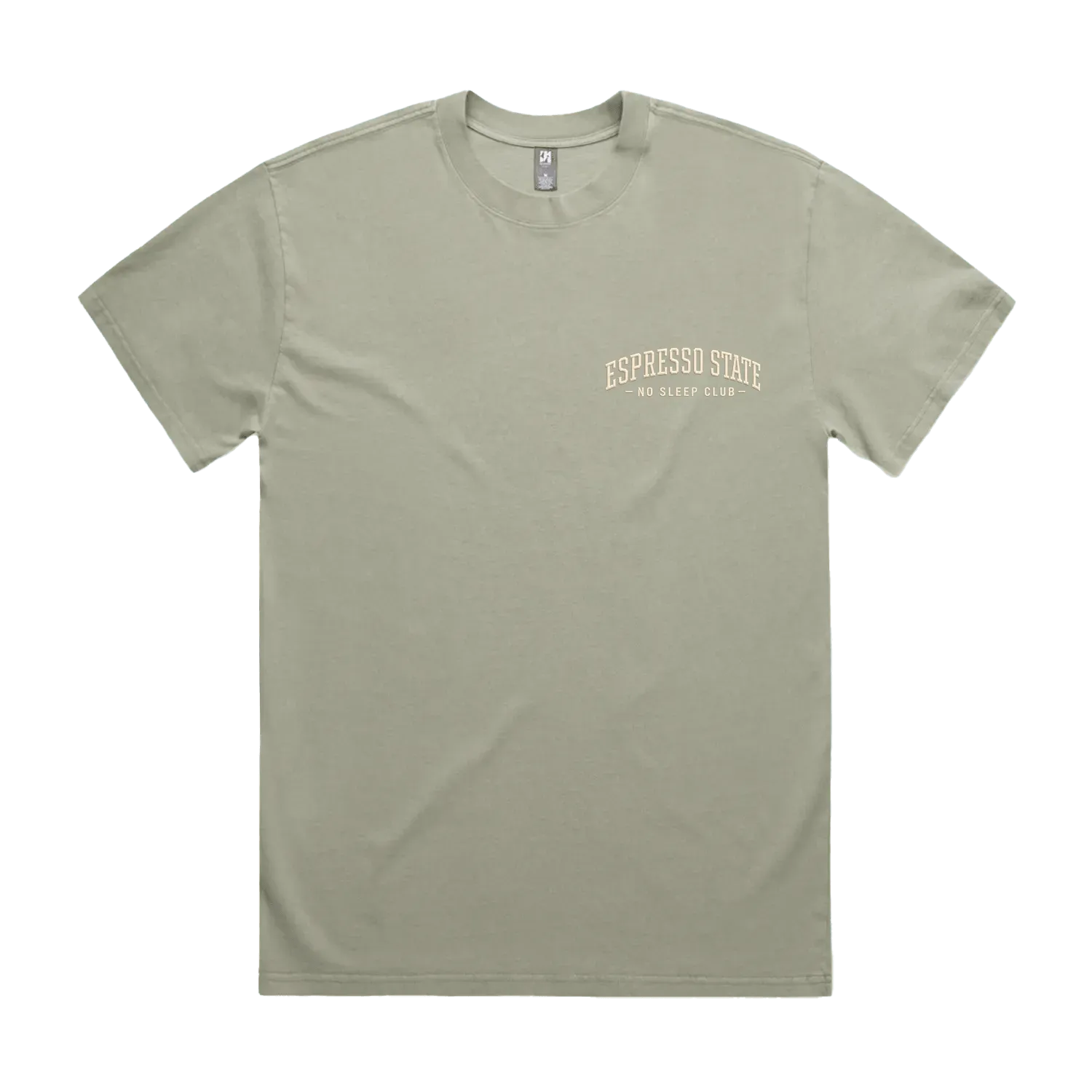 Faded Eucalyptus front flat lay
