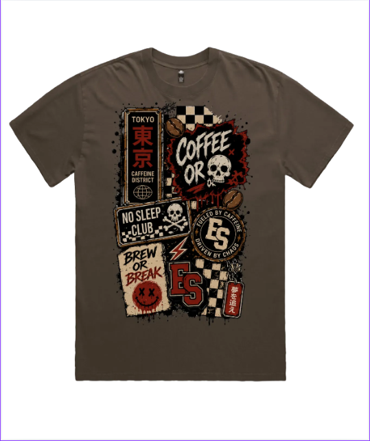 Tokyo Caffeine District T-Shirt